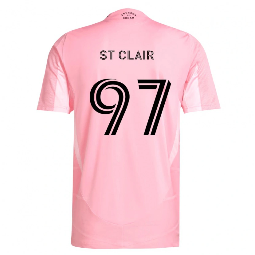 Danxen Kinder Dayne St. Clair #97 Pink Schwarz Heimtrikot Trikot 2026/27 T-Shirt Schweiz