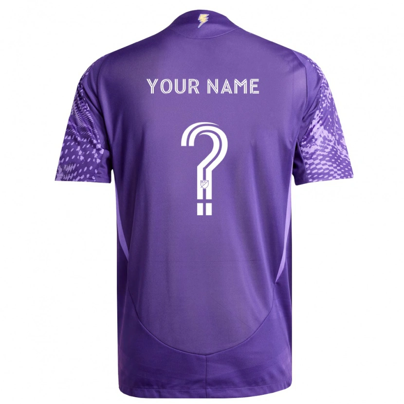 Danxen Kinder Ihren Namen #0 Violett Weiß Heimtrikot Trikot 2026/27 T-Shirt Schweiz