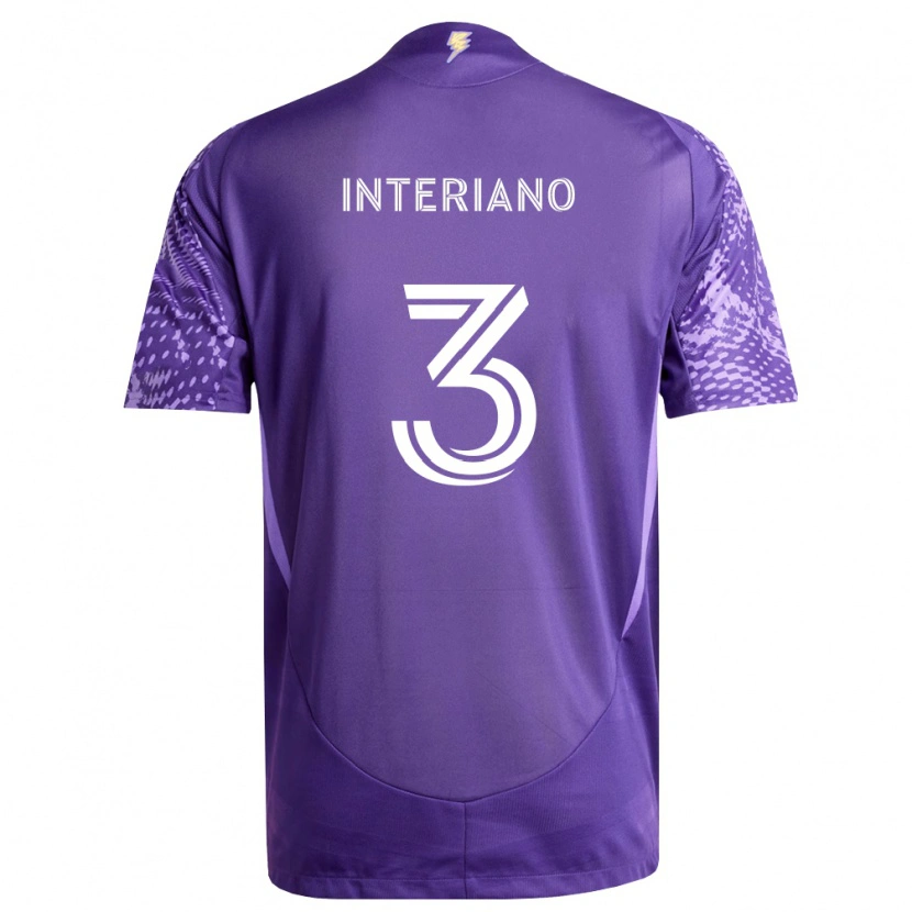 Danxen Kinder Jordan Interiano #3 Violett Weiß Heimtrikot Trikot 2026/27 T-Shirt Schweiz