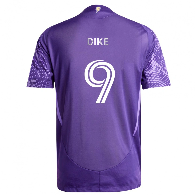 Danxen Kinder Daryl Dike #9 Violett Weiß Heimtrikot Trikot 2026/27 T-Shirt Schweiz