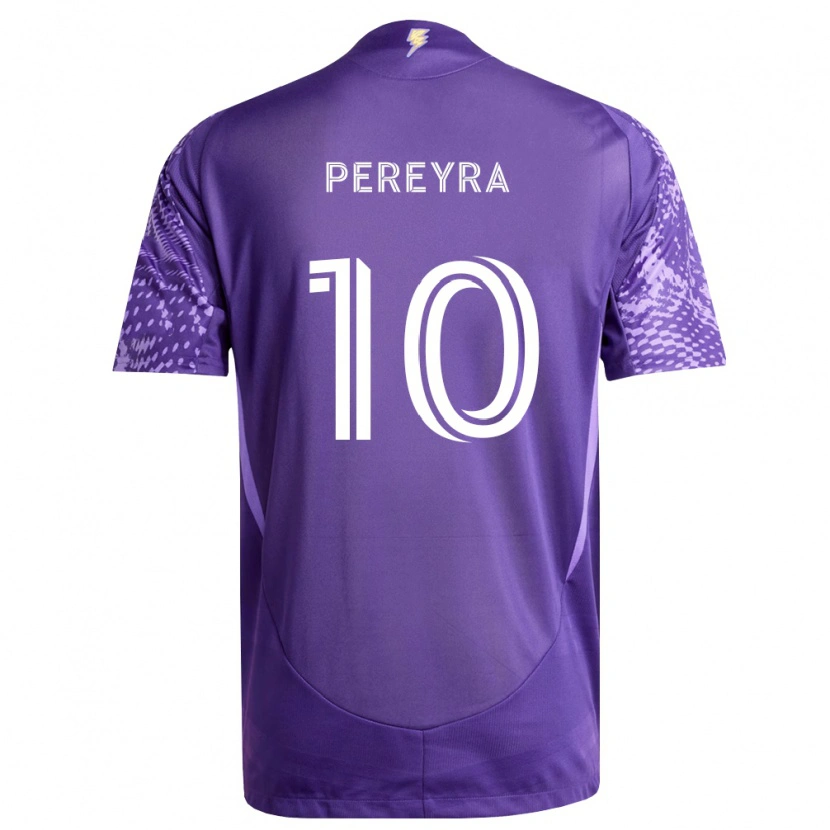 Danxen Kinder Mauricio Pereyra #10 Violett Weiß Heimtrikot Trikot 2026/27 T-Shirt Schweiz
