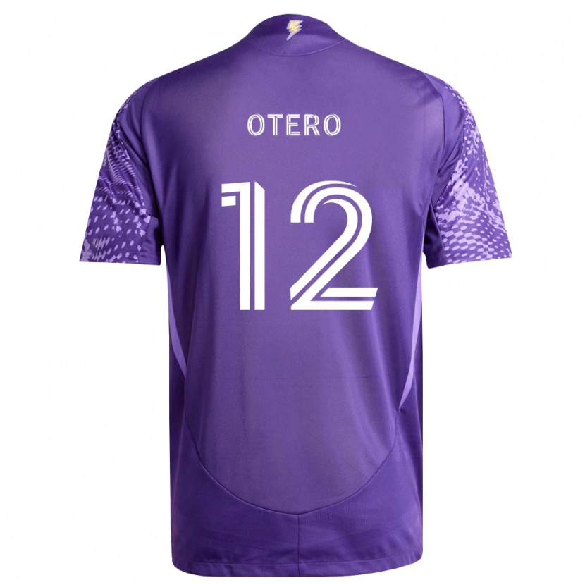 Danxen Kinder Javier Otero #12 Violett Weiß Heimtrikot Trikot 2026/27 T-Shirt Schweiz