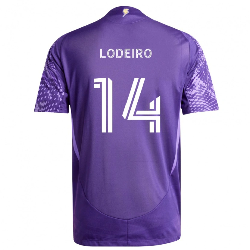 Danxen Kinder Nicolás Lodeiro #14 Violett Weiß Heimtrikot Trikot 2026/27 T-Shirt Schweiz