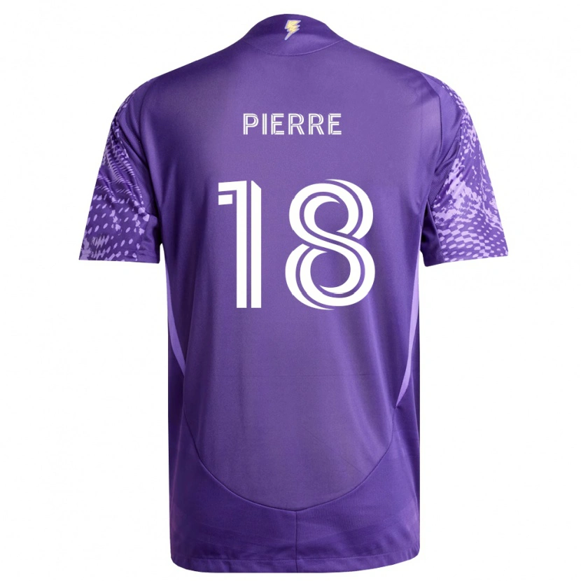 Danxen Kinder Nikolai Pierre #18 Violett Weiß Heimtrikot Trikot 2026/27 T-Shirt Schweiz