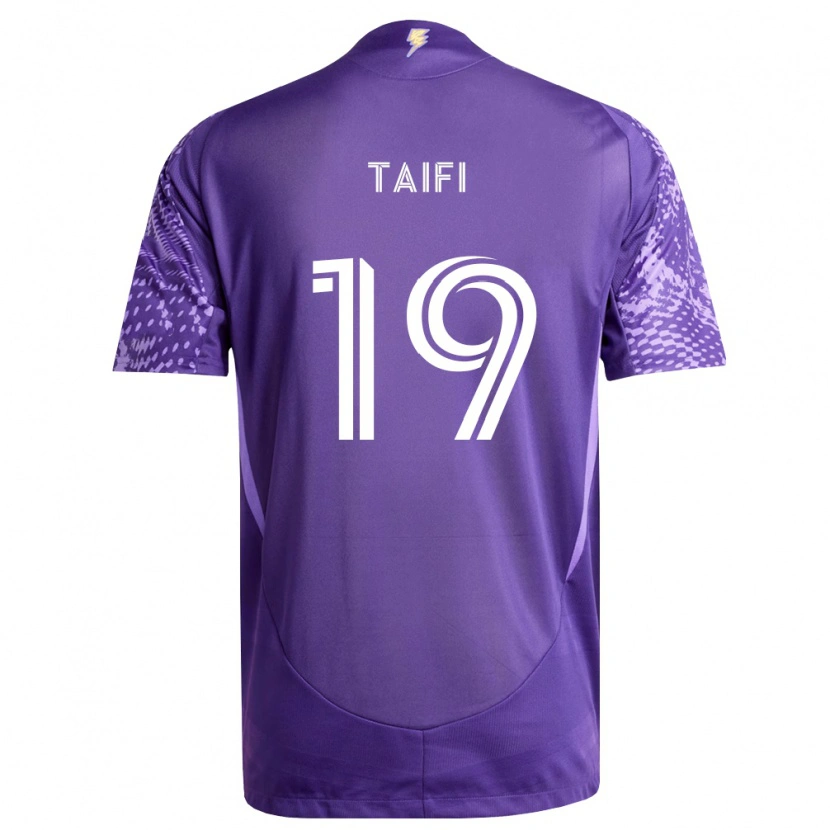 Danxen Kinder Zakaria Taifi #19 Violett Weiß Heimtrikot Trikot 2026/27 T-Shirt Schweiz
