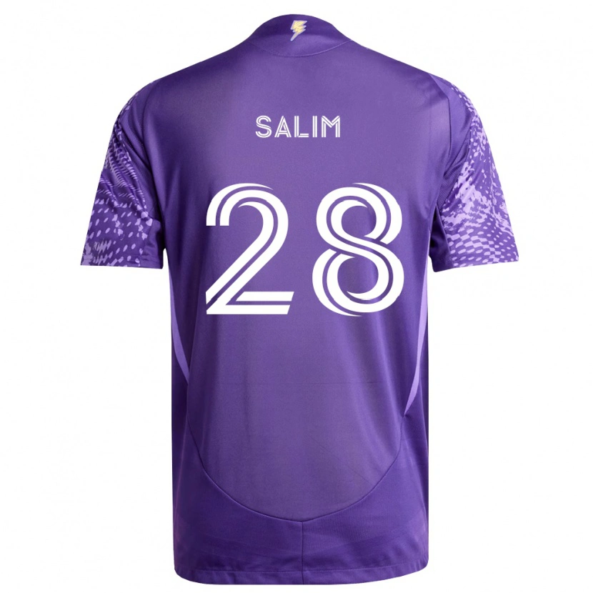 Danxen Kinder Abdi Salim #28 Violett Weiß Heimtrikot Trikot 2026/27 T-Shirt Schweiz