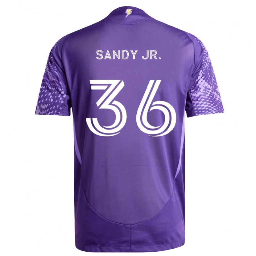 Danxen Kinder Titus Sandy Jr. #36 Violett Weiß Heimtrikot Trikot 2026/27 T-Shirt Schweiz
