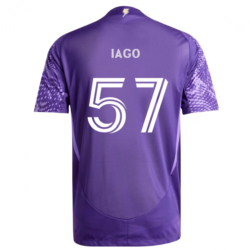 Danxen Kinder Iago Teodoro #57 Violett Weiß Heimtrikot Trikot 2026/27 T-Shirt Schweiz