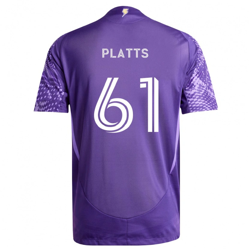 Danxen Kinder Jackson Platts #61 Violett Weiß Heimtrikot Trikot 2026/27 T-Shirt Schweiz