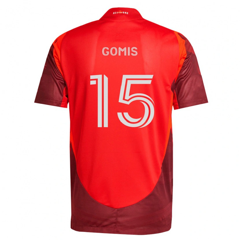 Danxen Kinder Nicksoen Gomis #15 Burgund Rot Heimtrikot Trikot 2026/27 T-Shirt Schweiz