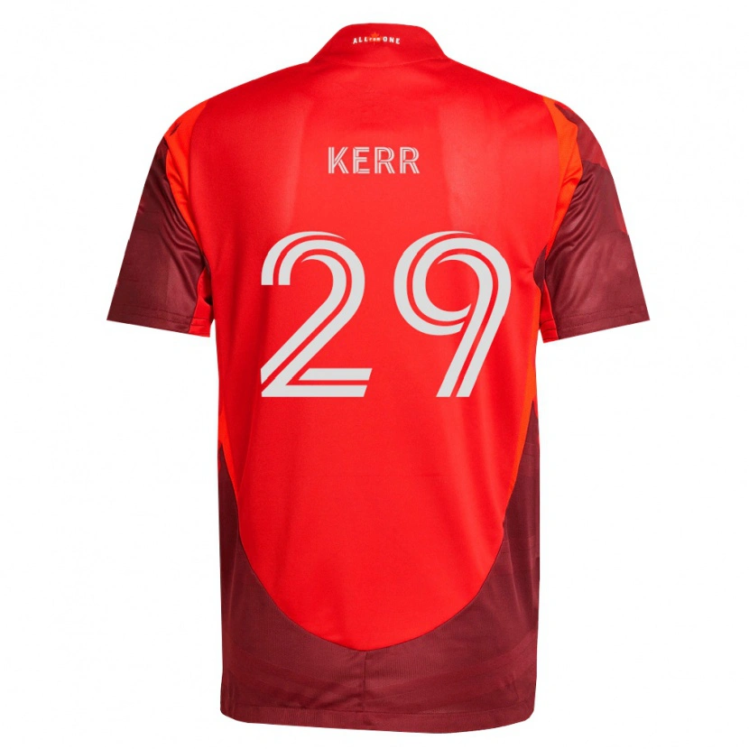 Danxen Kinder Deandre Kerr #29 Burgund Rot Heimtrikot Trikot 2026/27 T-Shirt Schweiz