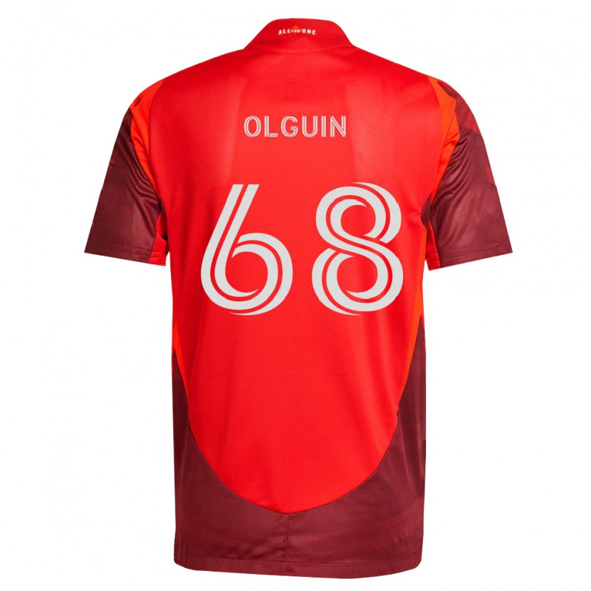 Danxen Kinder Lucas Olguin #68 Burgund Rot Heimtrikot Trikot 2026/27 T-Shirt Schweiz