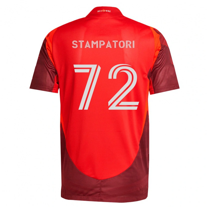 Danxen Kinder Daniel Stampatori #72 Burgund Rot Heimtrikot Trikot 2026/27 T-Shirt Schweiz