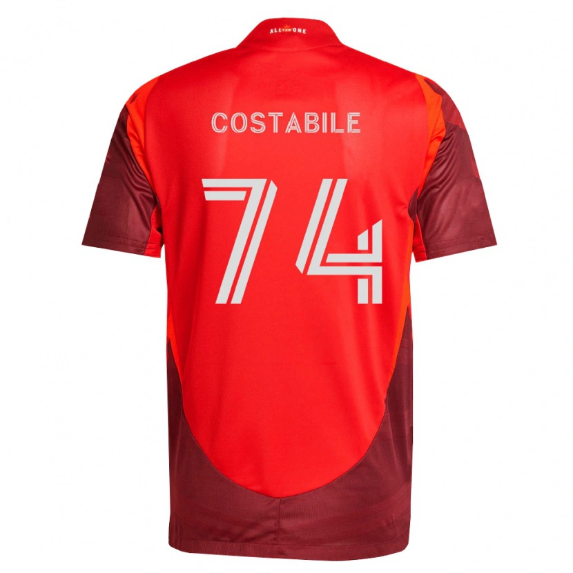 Danxen Kinder Luca Costabile #74 Burgund Rot Heimtrikot Trikot 2026/27 T-Shirt Schweiz