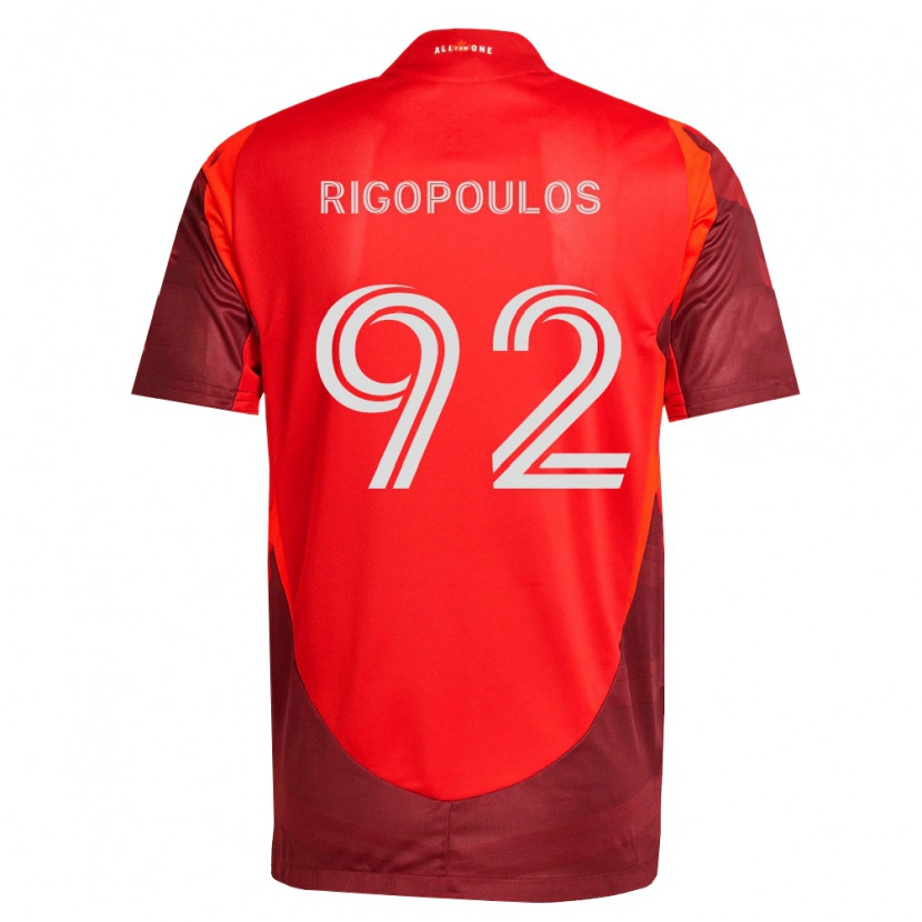 Danxen Kinder Theo Rigopoulos #92 Burgund Rot Heimtrikot Trikot 2026/27 T-Shirt Schweiz
