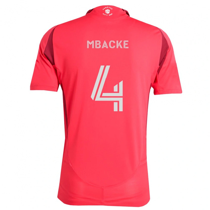 Danxen Kinder Mamadou Mbacke #4 Magenta Weiß Heimtrikot Trikot 2026/27 T-Shirt Schweiz