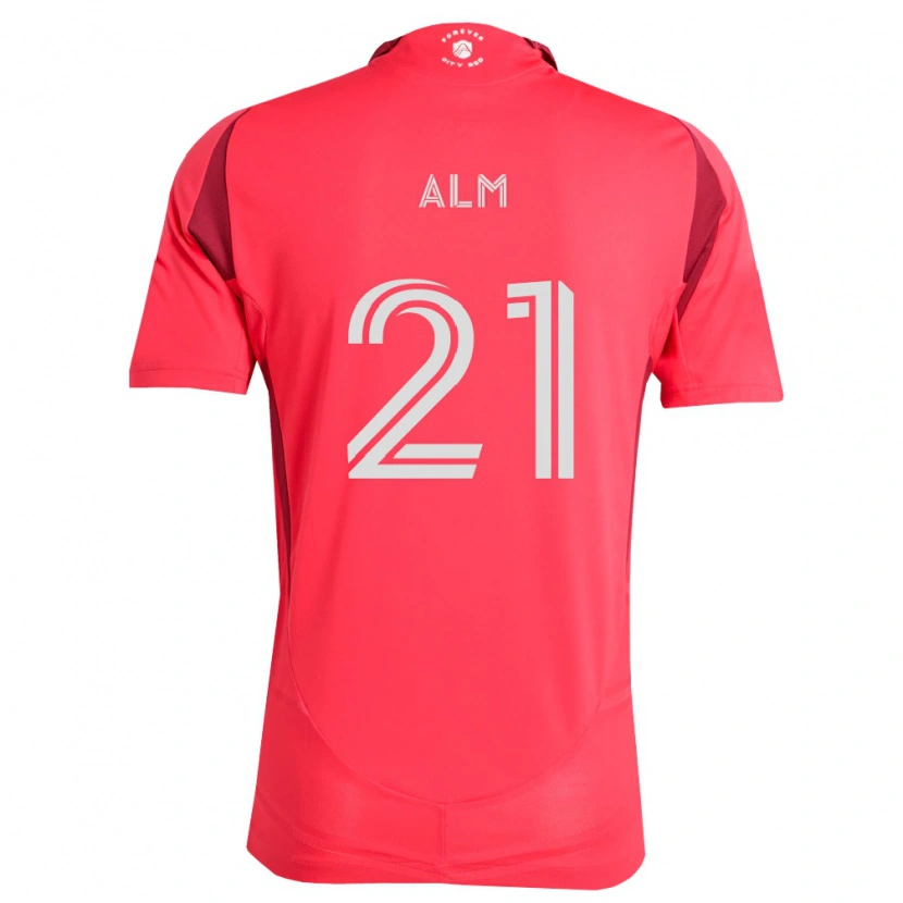 Danxen Kinder Rasmus Alm #21 Magenta Weiß Heimtrikot Trikot 2026/27 T-Shirt Schweiz
