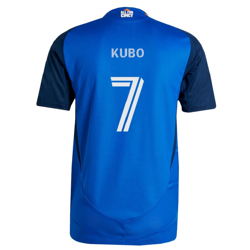 Danxen Kinder Yuya Kubo #7 Königsblau Orange Heimtrikot Trikot 2026/27 T-Shirt Schweiz