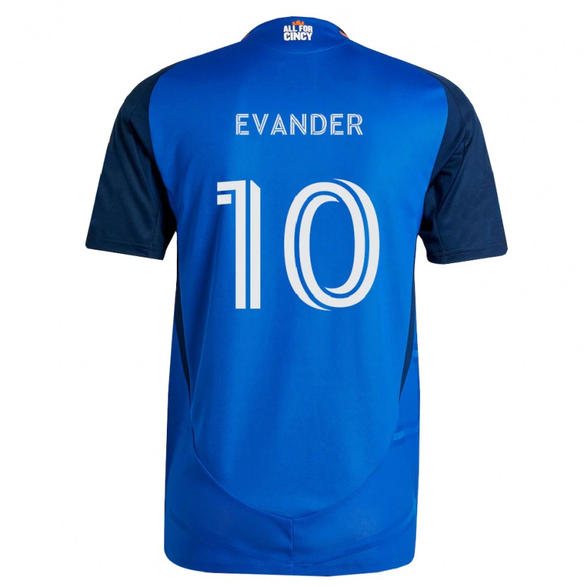 Danxen Kinder Evander Da Silva Ferreira #10 Königsblau Orange Heimtrikot Trikot 2026/27 T-Shirt Schweiz