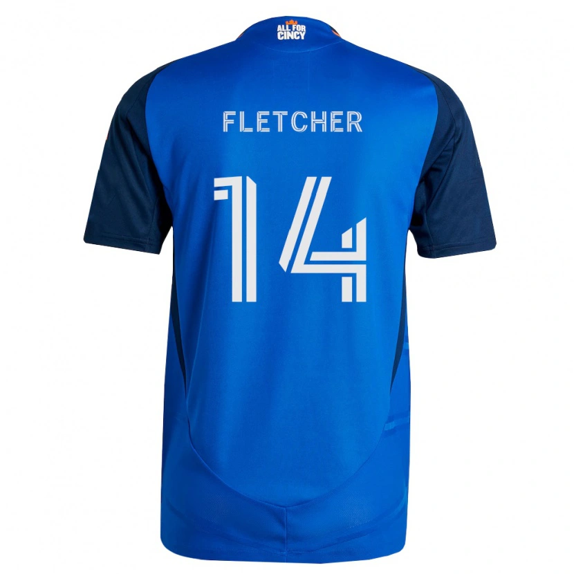 Danxen Kinder Kristian Fletcher #14 Königsblau Orange Heimtrikot Trikot 2026/27 T-Shirt Schweiz