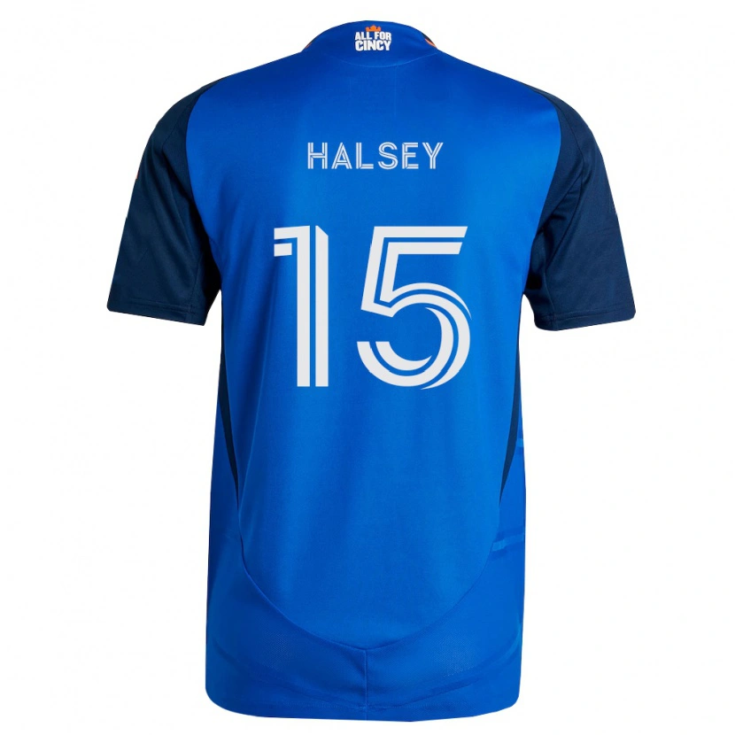 Danxen Kinder Bret Halsey #15 Königsblau Orange Heimtrikot Trikot 2026/27 T-Shirt Schweiz