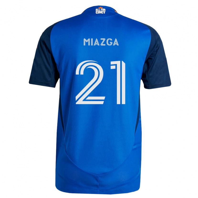 Danxen Kinder Matt Miazga #21 Königsblau Orange Heimtrikot Trikot 2026/27 T-Shirt Schweiz
