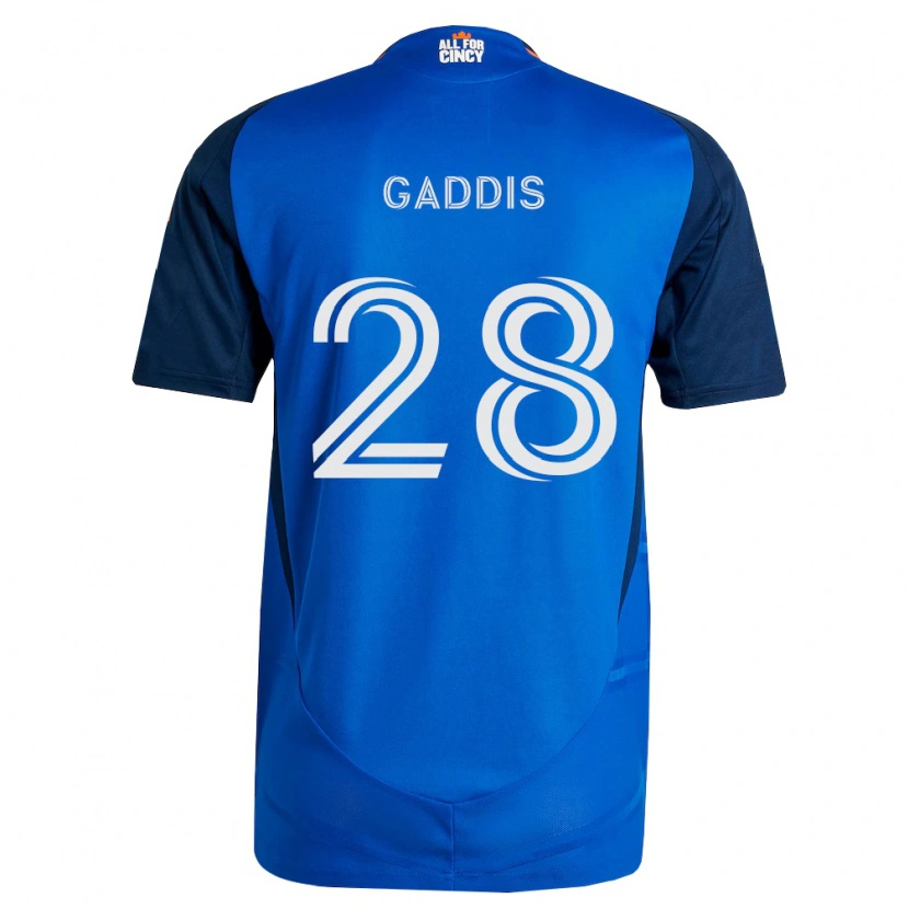 Danxen Kinder Raymon Gaddis #28 Königsblau Orange Heimtrikot Trikot 2026/27 T-Shirt Schweiz