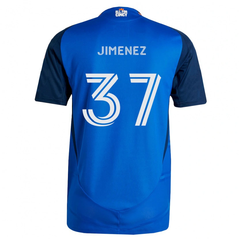 Danxen Kinder Stiven Jimenez #37 Königsblau Orange Heimtrikot Trikot 2026/27 T-Shirt Schweiz