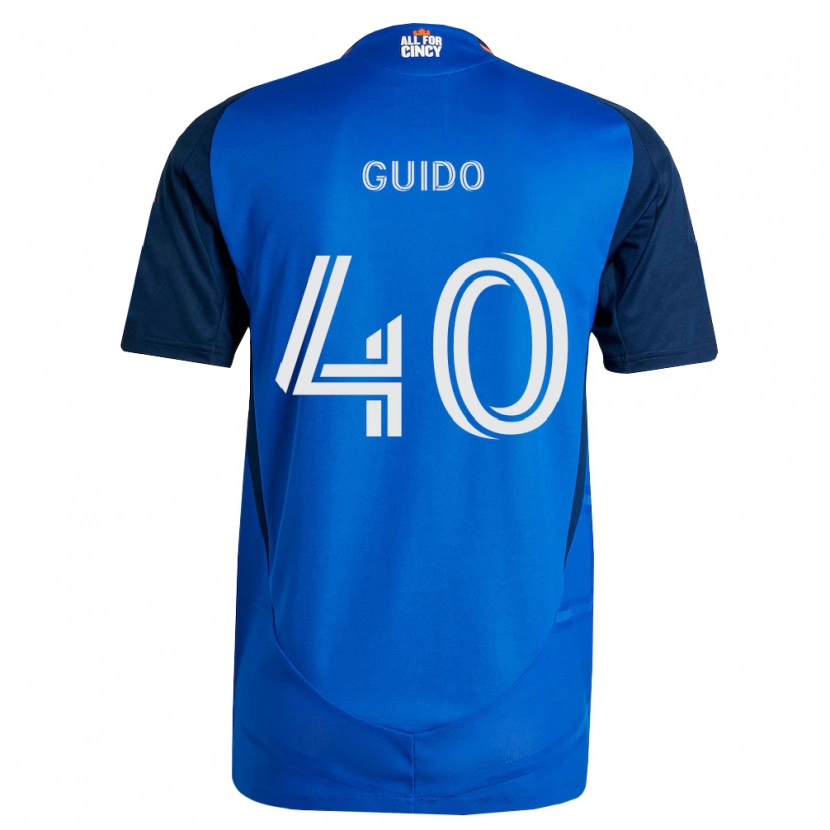 Danxen Kinder Alejandro Guido #40 Königsblau Orange Heimtrikot Trikot 2026/27 T-Shirt Schweiz