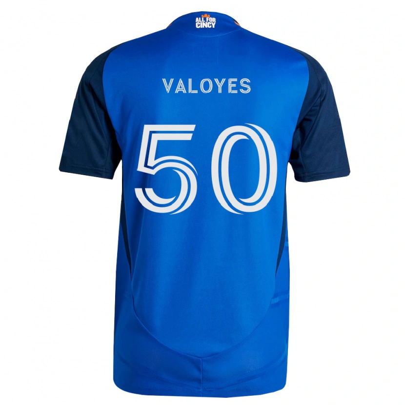 Danxen Kinder Yeiner Valoyes #50 Königsblau Orange Heimtrikot Trikot 2026/27 T-Shirt Schweiz