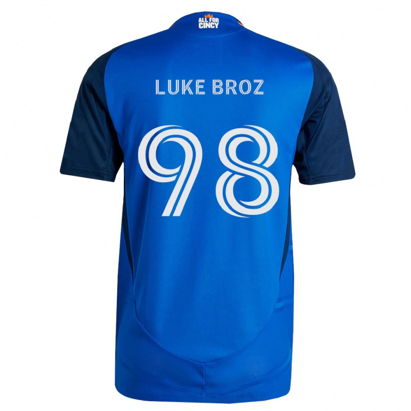 Danxen Kinder Luke Broz #98 Königsblau Orange Heimtrikot Trikot 2026/27 T-Shirt Schweiz