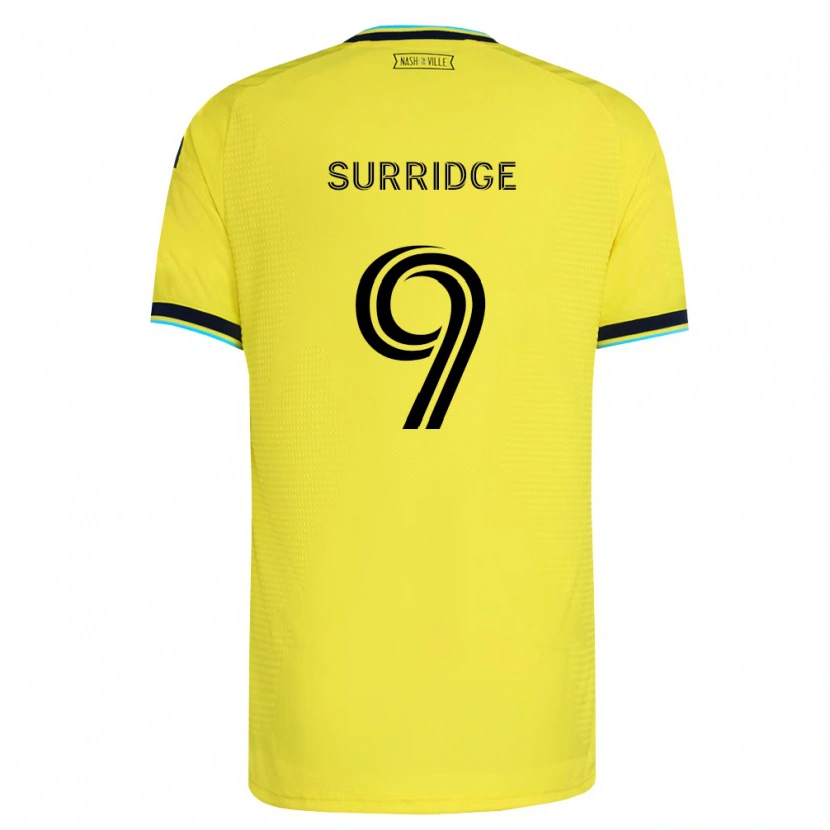 Danxen Kinder Sam Surridge #9 Hellgelb Marineblau Heimtrikot Trikot 2026/27 T-Shirt Schweiz