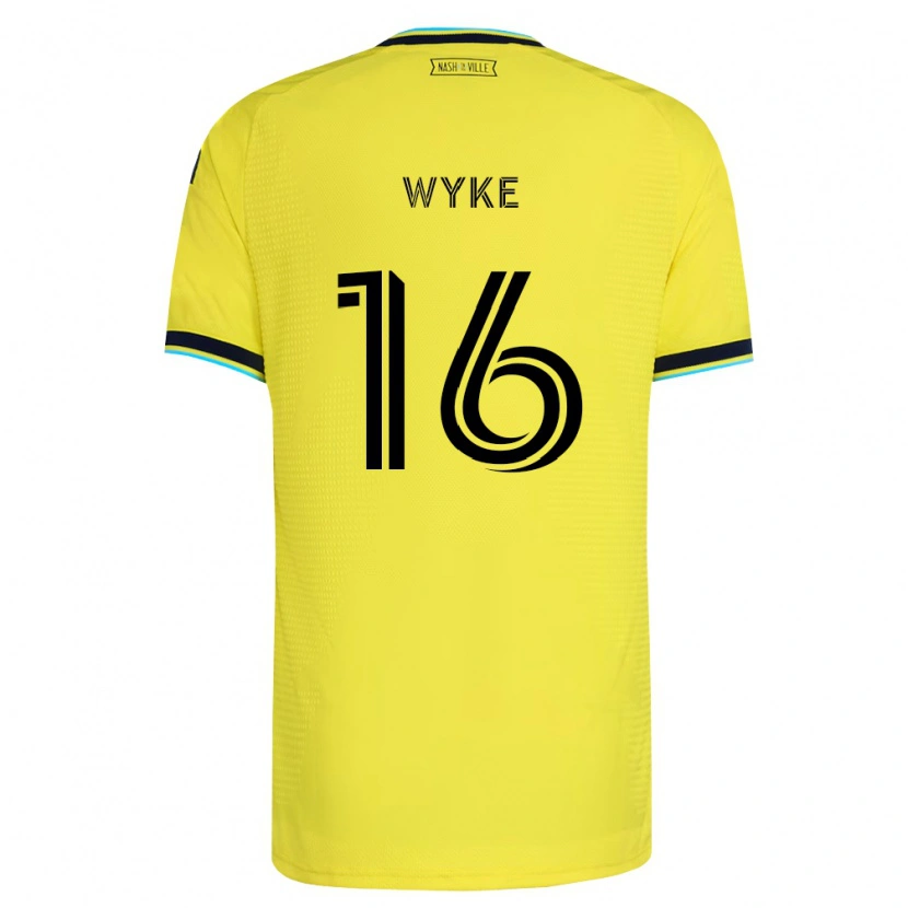 Danxen Kinder Laurence Wyke #16 Hellgelb Marineblau Heimtrikot Trikot 2026/27 T-Shirt Schweiz