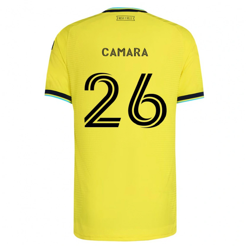 Danxen Kinder Famara Camara #26 Hellgelb Marineblau Heimtrikot Trikot 2026/27 T-Shirt Schweiz