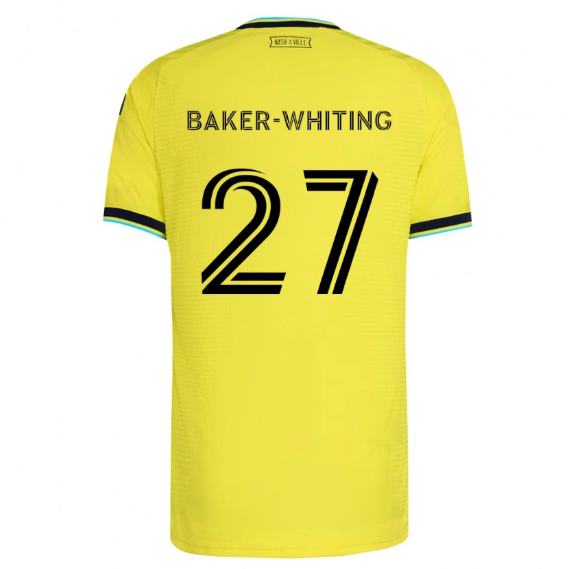 Danxen Kinder Reed Baker-Whiting #27 Hellgelb Marineblau Heimtrikot Trikot 2026/27 T-Shirt Schweiz