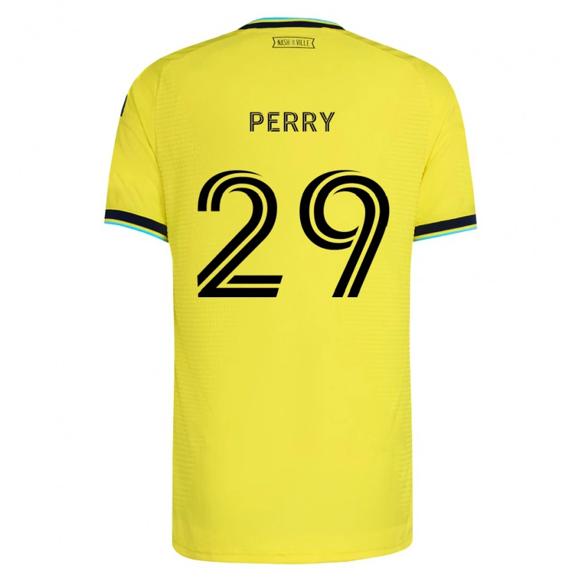 Danxen Kinder Nebiyou Perry #29 Hellgelb Marineblau Heimtrikot Trikot 2026/27 T-Shirt Schweiz
