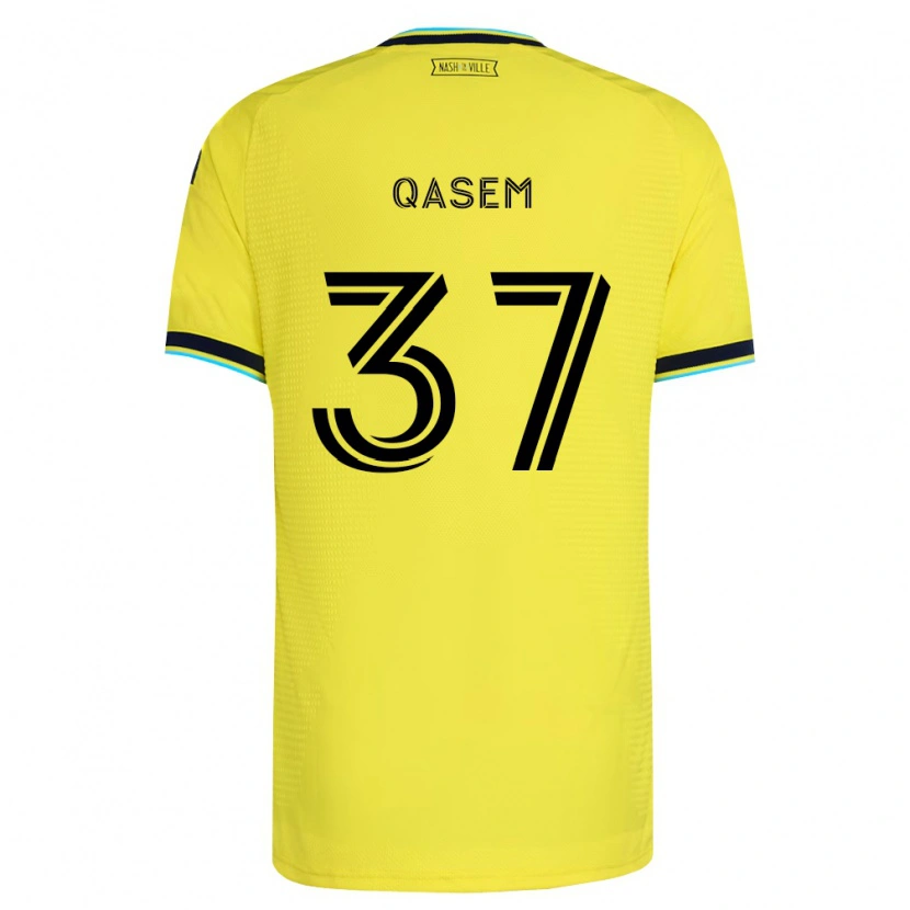Danxen Kinder Ahmed Qasem #37 Hellgelb Marineblau Heimtrikot Trikot 2026/27 T-Shirt Schweiz