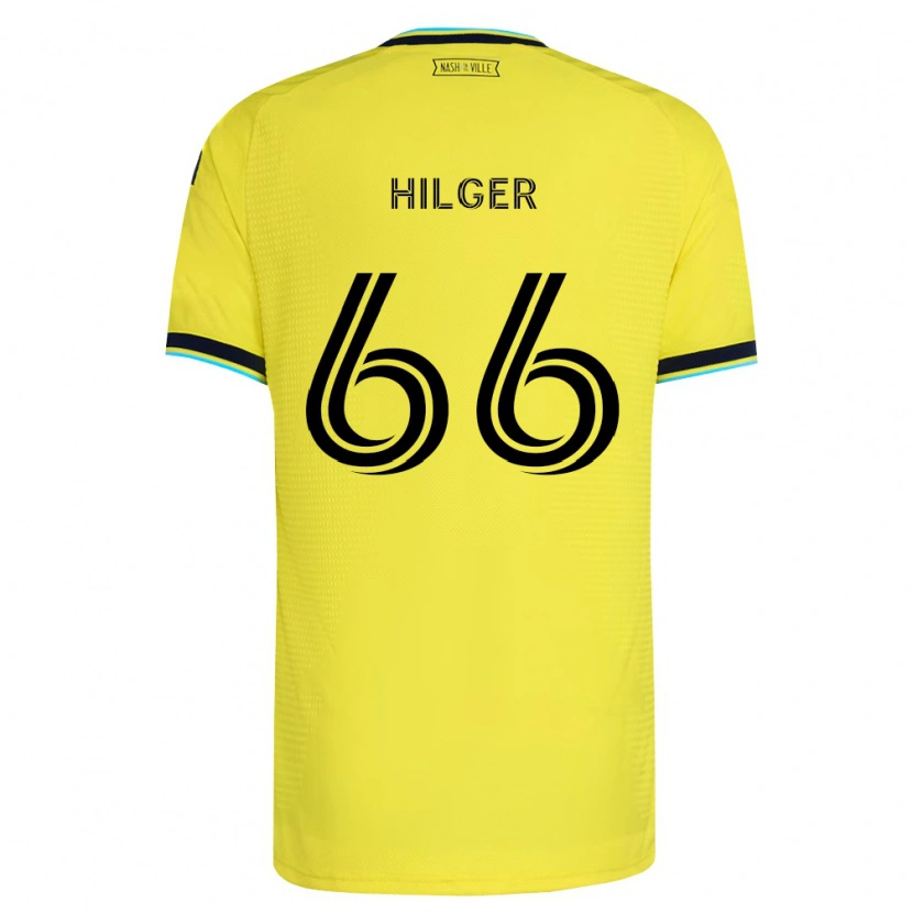 Danxen Kinder Brooks Hilger #66 Hellgelb Marineblau Heimtrikot Trikot 2026/27 T-Shirt Schweiz