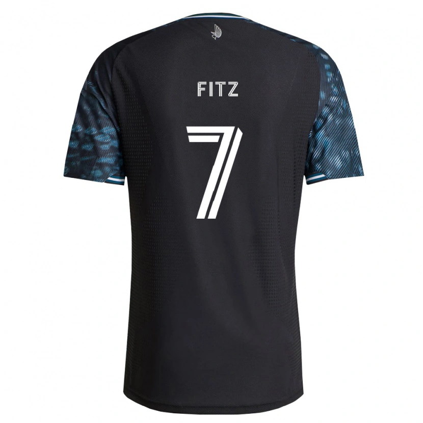 Danxen Kinder Dominik Fitz #7 Schwarz Weiß Heimtrikot Trikot 2026/27 T-Shirt Schweiz