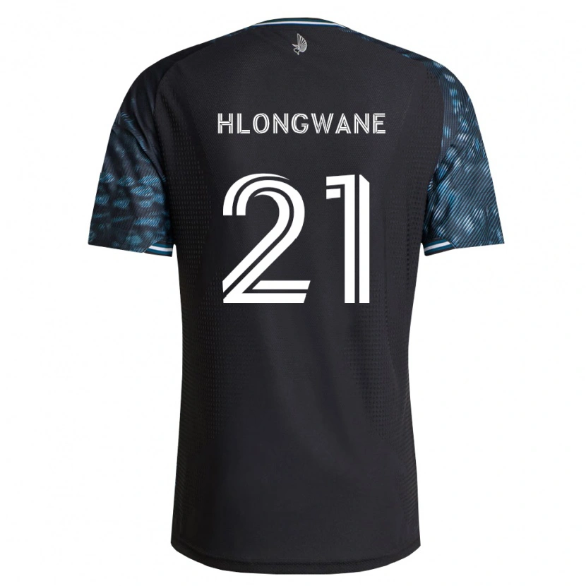 Danxen Kinder Bongokuhle Hlongwane #21 Schwarz Weiß Heimtrikot Trikot 2026/27 T-Shirt Schweiz