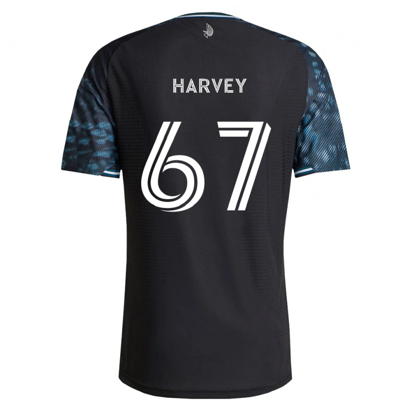 Danxen Kinder Carlos Harvey #67 Schwarz Weiß Heimtrikot Trikot 2026/27 T-Shirt Schweiz