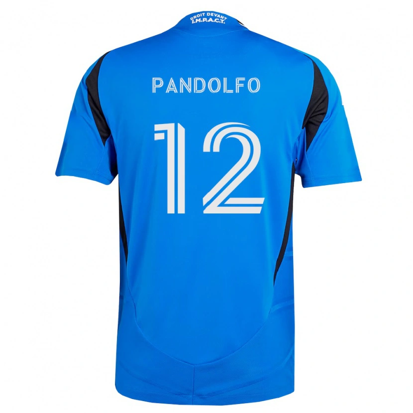 Danxen Kinder Gabriel Pandolfo #12 Blau Weiß Schwarz Heimtrikot Trikot 2026/27 T-Shirt Schweiz