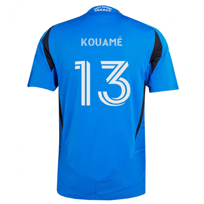 Danxen Kinder Rafael Kouamé #13 Blau Weiß Schwarz Heimtrikot Trikot 2026/27 T-Shirt Schweiz