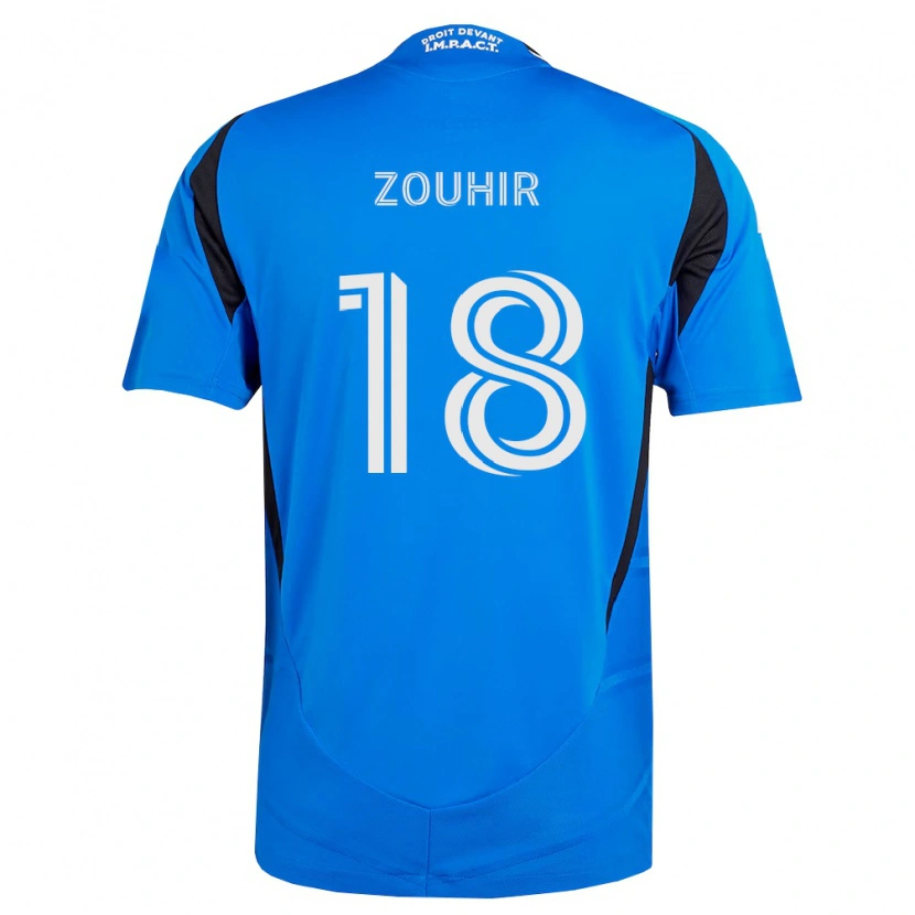 Danxen Kinder Rida Zouhir #18 Blau Weiß Schwarz Heimtrikot Trikot 2026/27 T-Shirt Schweiz