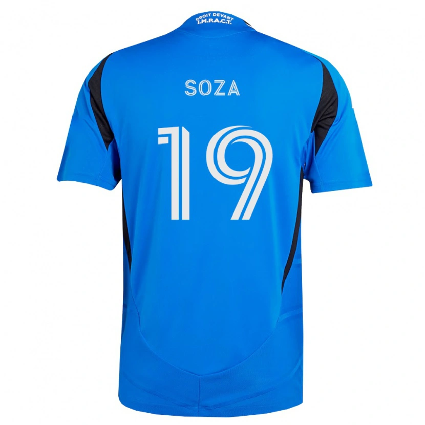 Danxen Kinder Joel Soza #19 Blau Weiß Schwarz Heimtrikot Trikot 2026/27 T-Shirt Schweiz