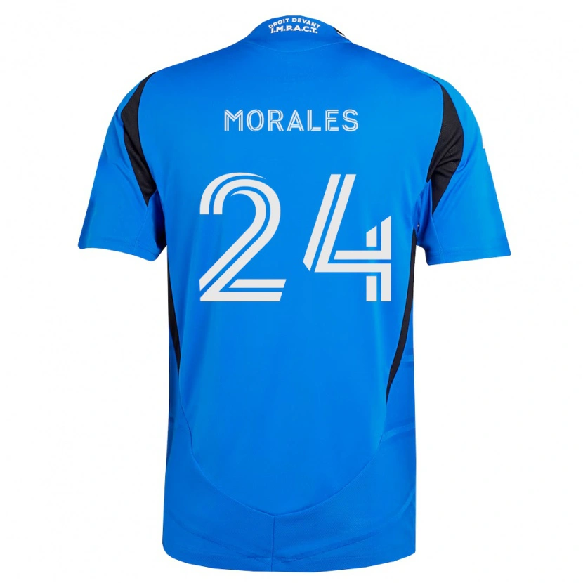 Danxen Kinder Efraín Morales #24 Blau Weiß Schwarz Heimtrikot Trikot 2026/27 T-Shirt Schweiz