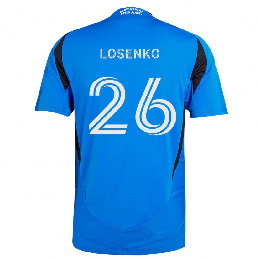 Danxen Kinder Ivan Losenko #26 Blau Weiß Schwarz Heimtrikot Trikot 2026/27 T-Shirt Schweiz