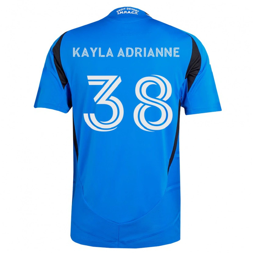 Danxen Kinder Kamdem Kayla Adrianne #38 Blau Weiß Schwarz Heimtrikot Trikot 2026/27 T-Shirt Schweiz