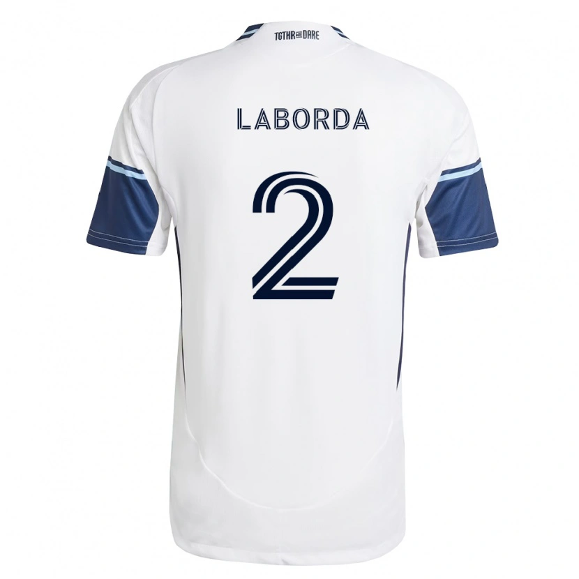 Danxen Kinder Mathías Laborda #2 Weiß Königsblau Heimtrikot Trikot 2026/27 T-Shirt Schweiz