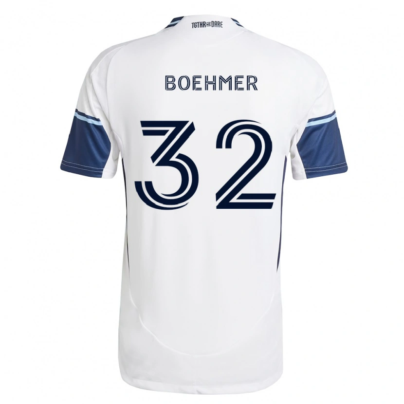 Danxen Kinder Isaac Boehmer #32 Weiß Königsblau Heimtrikot Trikot 2026/27 T-Shirt Schweiz
